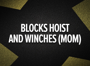 Blocks Hoist & Winches (MOM)